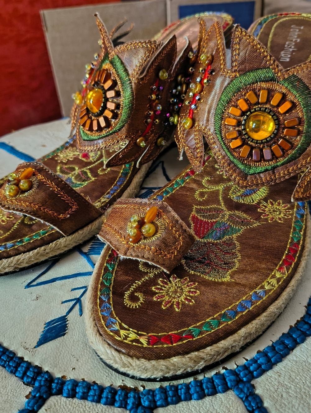 Embellished John Fashion Boho Sandals